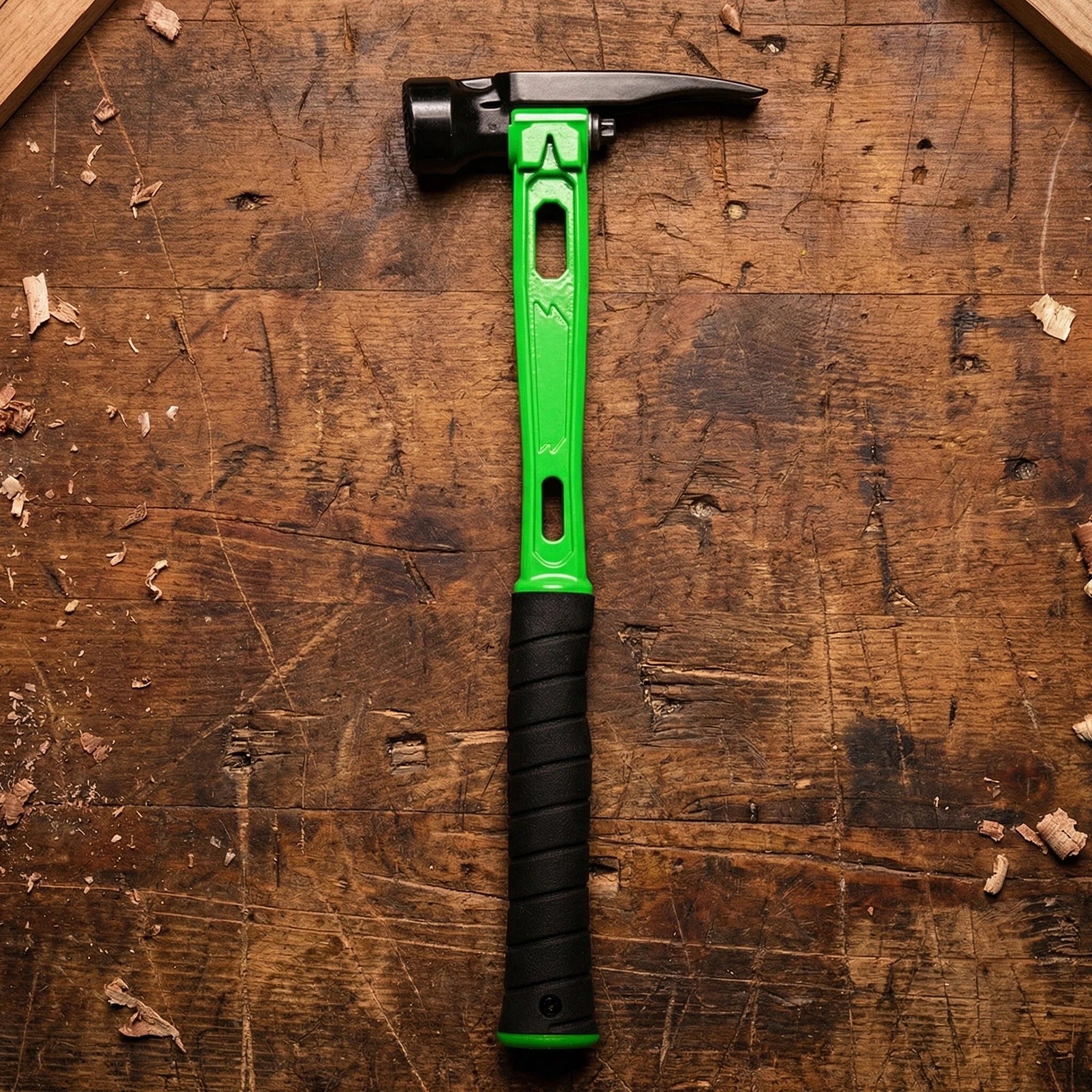 15oz M1 Green & Black Titanium Framing Hammer