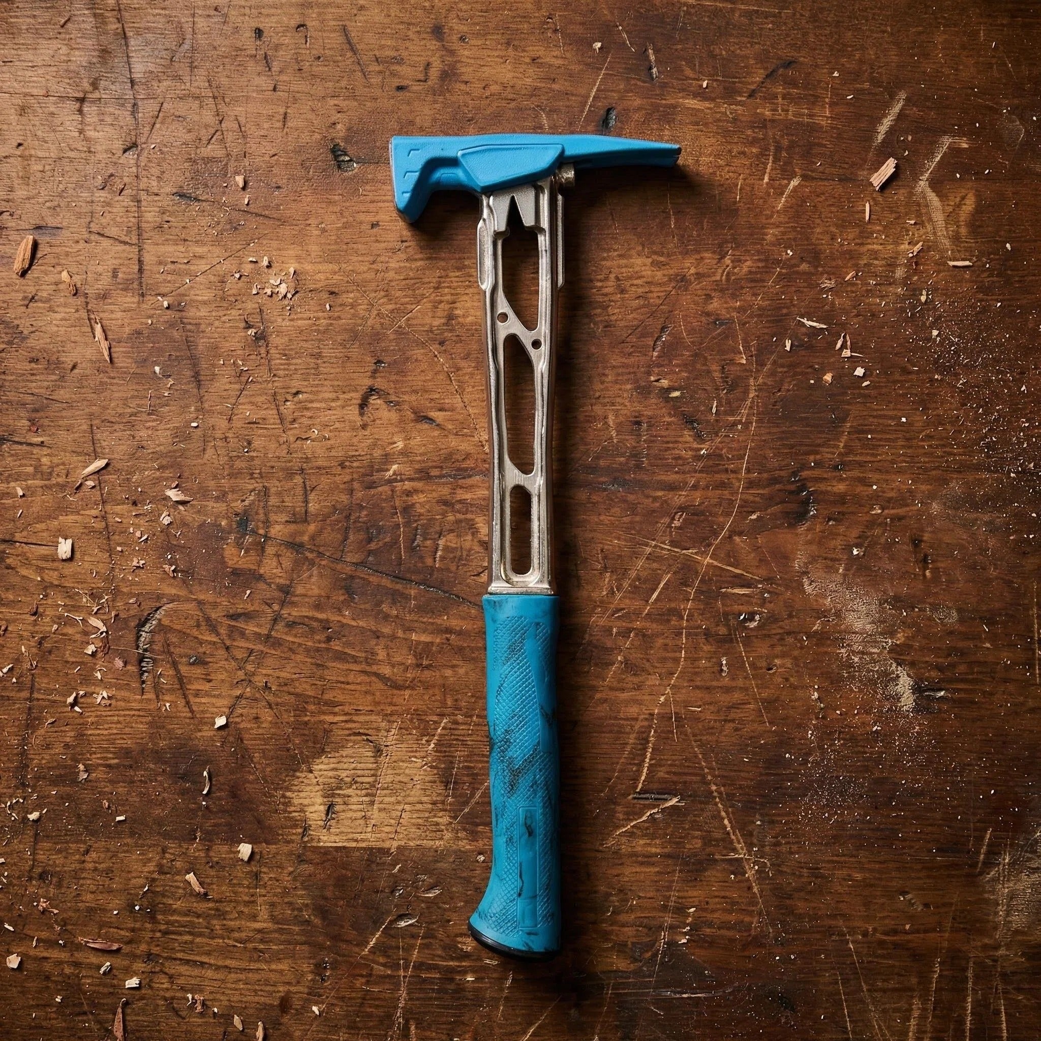 Lake Blue Titanium Multi-Function Claw Hammer 