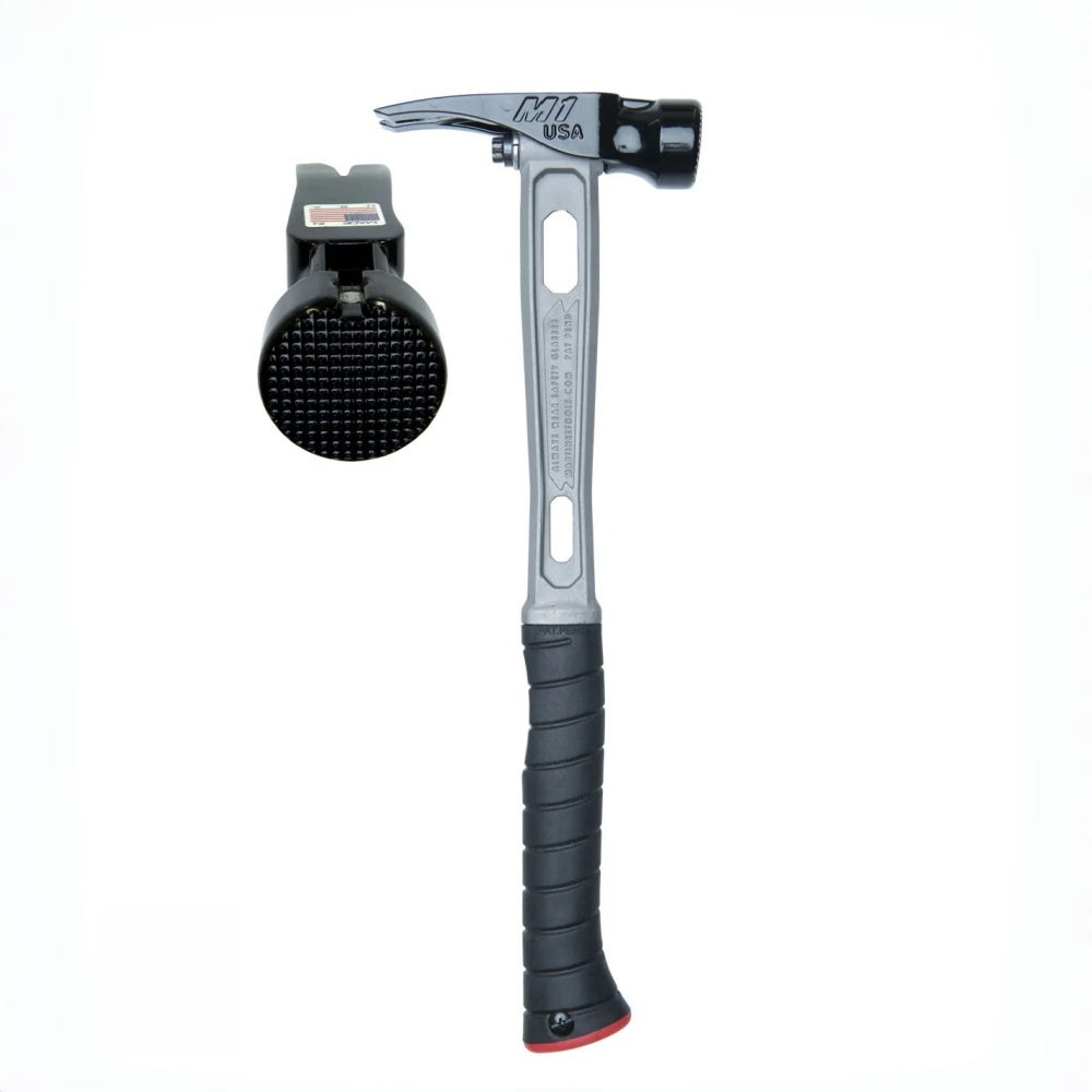 M1 Titanium Handle 15oz Milled Steel Head Framing Hammer