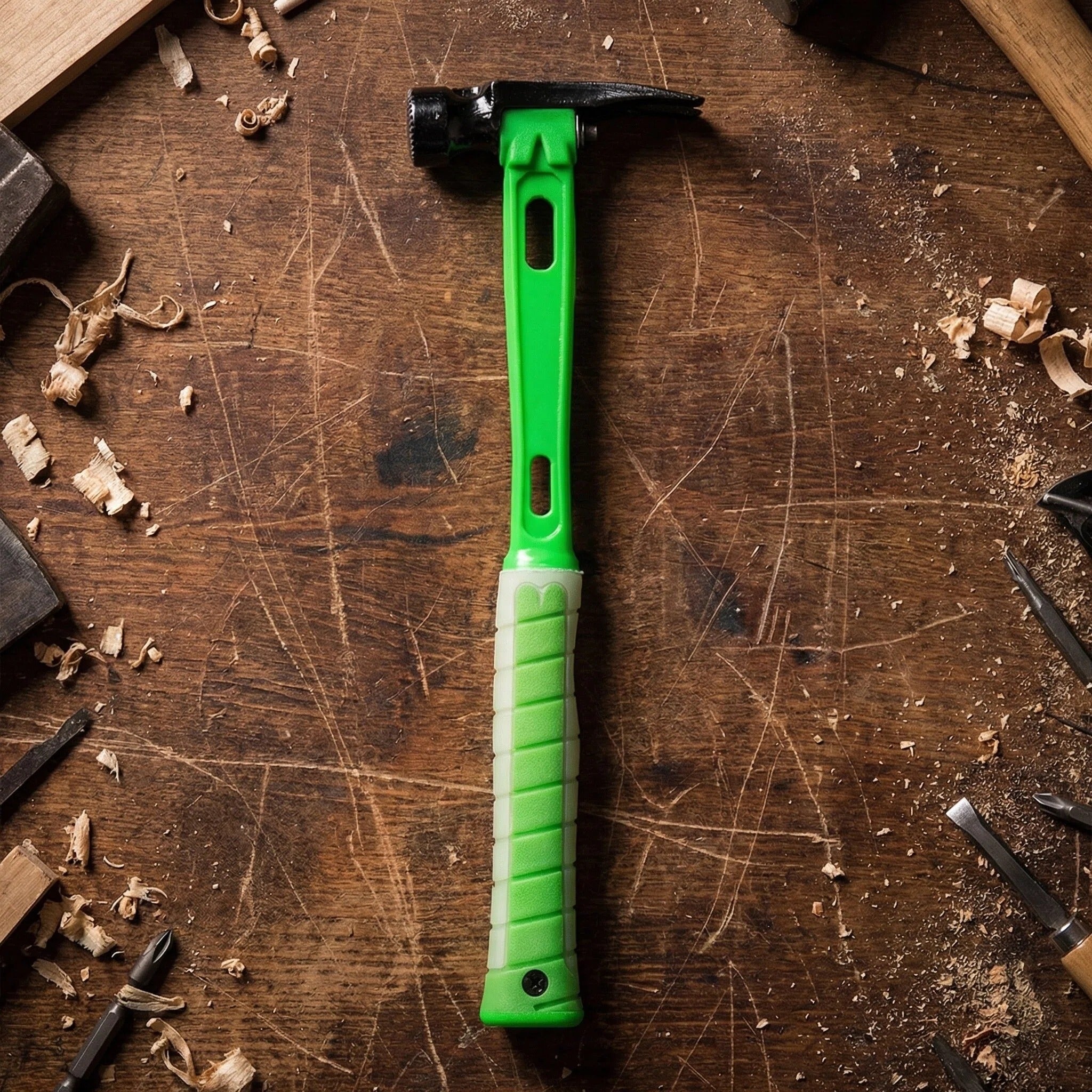 15oz M1 All-Green Titanium Framing Hammer