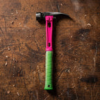 15oz M1 Pink & Green Titanium Framing Hammer