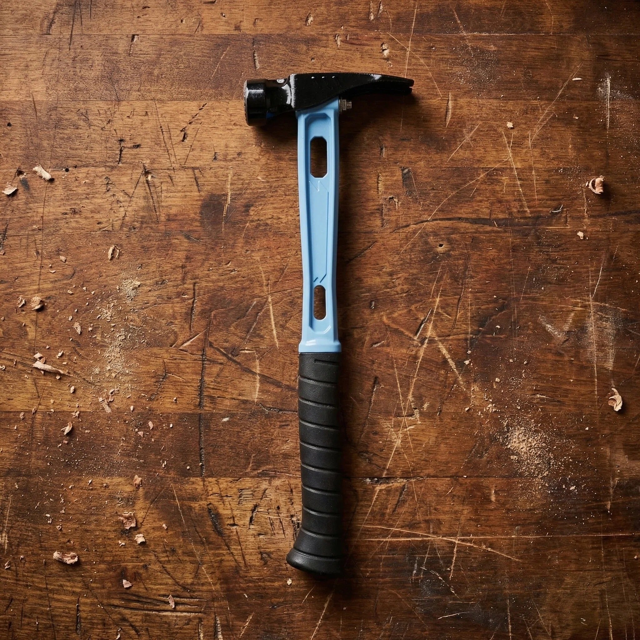 15oz M1 Light Blue & Black Titanium Framing Hammer