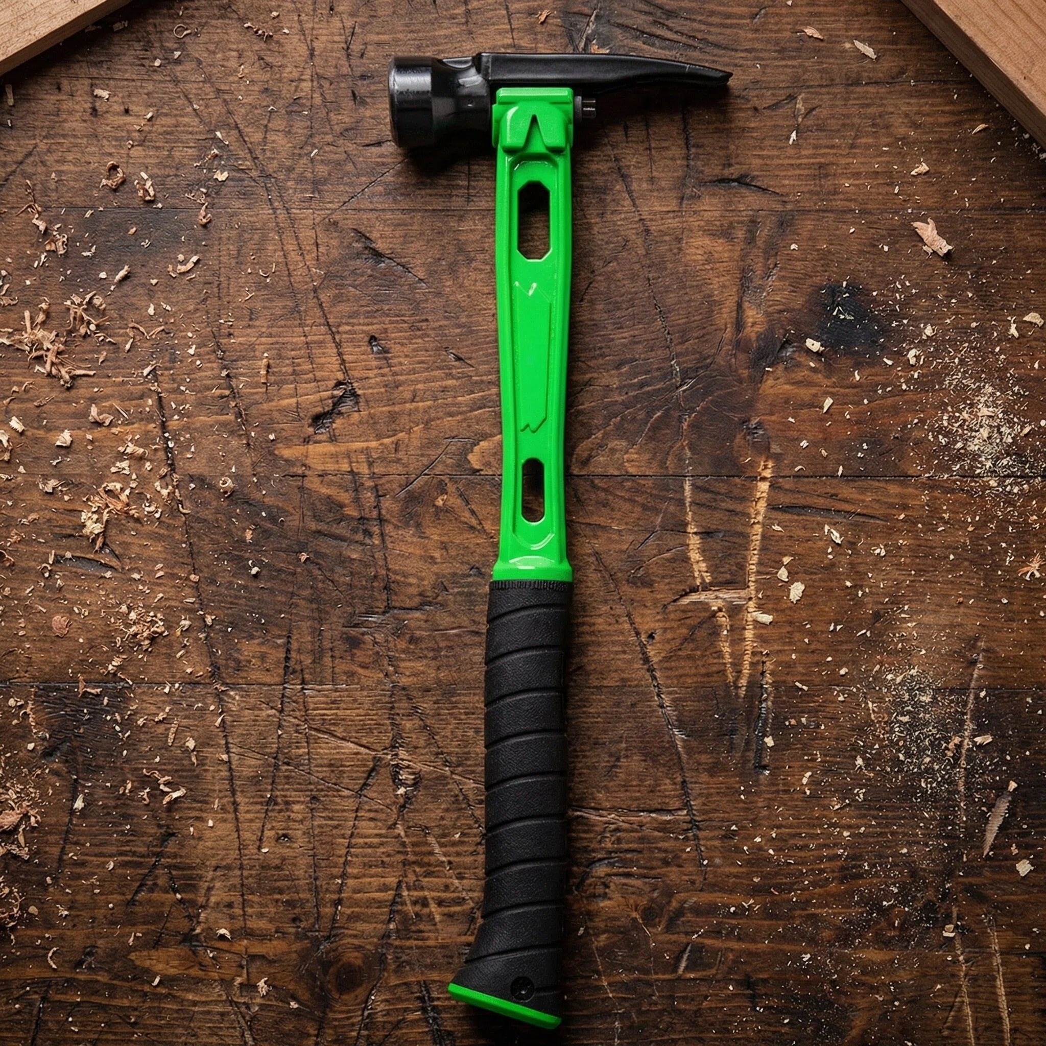 15oz M1 Green & Black Titanium Framing Hammer